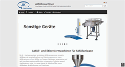 Desktop Screenshot of abfuellen-jk.com